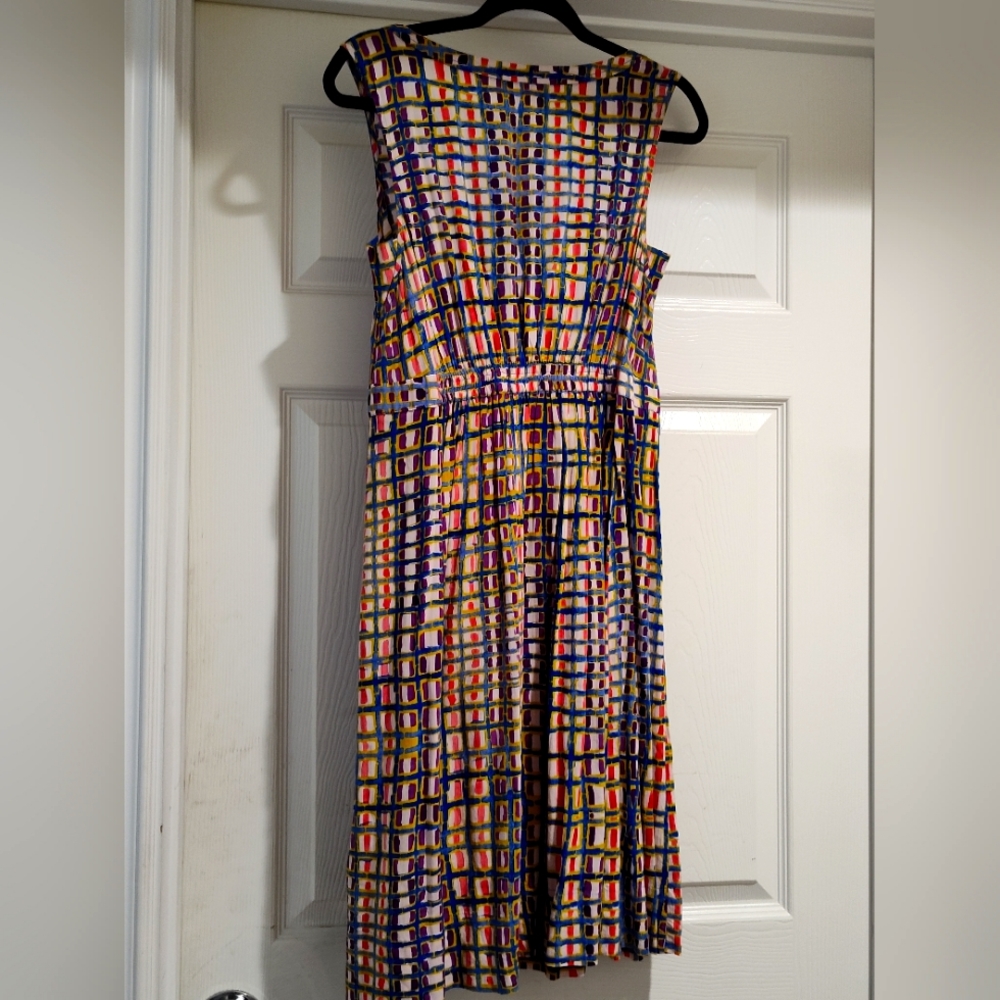 Plenty by Tracy Reese midi Dress sleeveless multicolor lightweight extra small